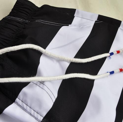 Shorts de sport, de course, de plage, rayé et cousu, short de bain à séchage rapide, short de surf