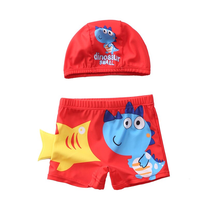 Maillot de bain pour garçon de 2 à 10 ans, maillot de bain pour enfant, maillot de bain Dinosaur avec chapeau