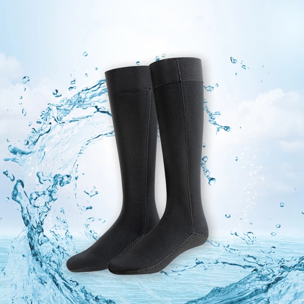 Chaussettes de plongée en apnée de 3 mm de long, chaussettes de plongée, chaussettes imperméables