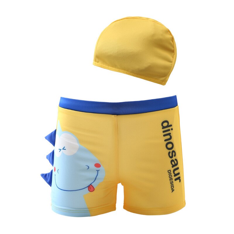 Maillot de bain pour garçon de 2 à 10 ans, maillot de bain pour enfant, maillot de bain Dinosaur avec chapeau