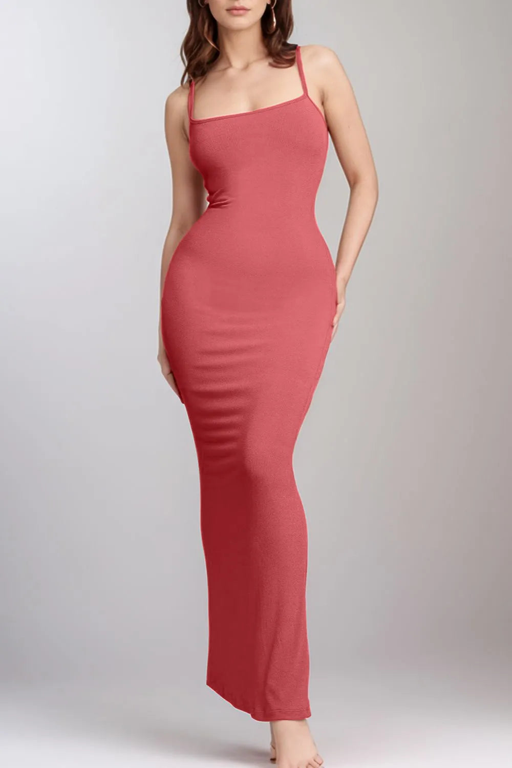 Robe Longe moulante Shapewear intégrée Basic Bae