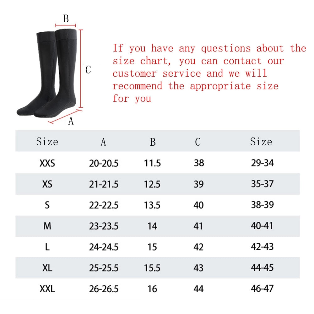 Chaussettes de plongée en apnée de 3 mm de long, chaussettes de plongée, chaussettes imperméables