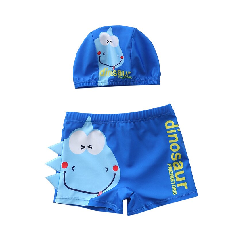 Maillot de bain pour garçon de 2 à 10 ans, maillot de bain pour enfant, maillot de bain Dinosaur avec chapeau