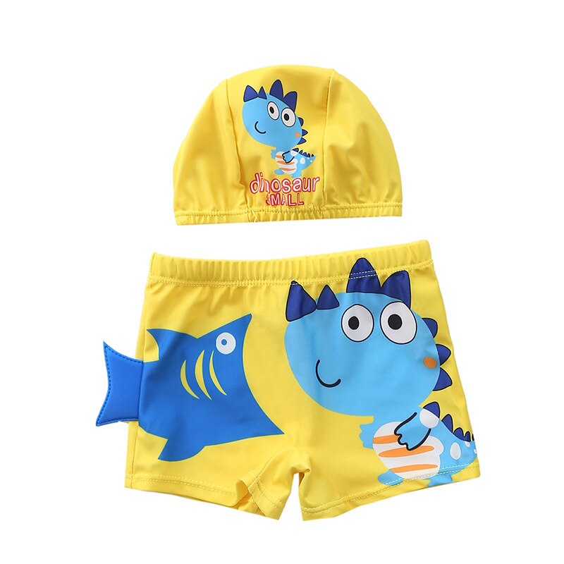 Maillot de bain pour garçon de 2 à 10 ans, maillot de bain pour enfant, maillot de bain Dinosaur avec chapeau
