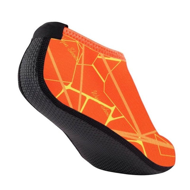 Chaussettes rayées pour hommes et femmes, pieds nus, pour la plage, la piscine, la salle de sport, la natation, le surf