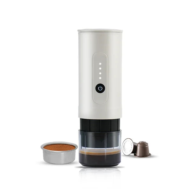 Machine à café italienne portable d'extérieur, capsule de poudre de café électrique portative, double usage, voyage, chargement de voiture