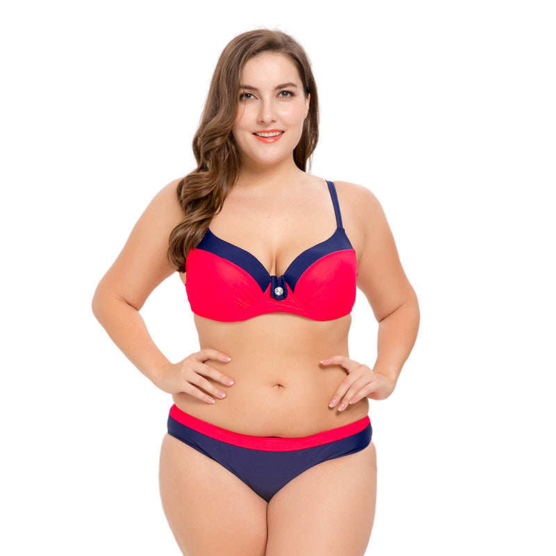 Nouveau maillot de bain sexy à boucle de couleur unie pour femme