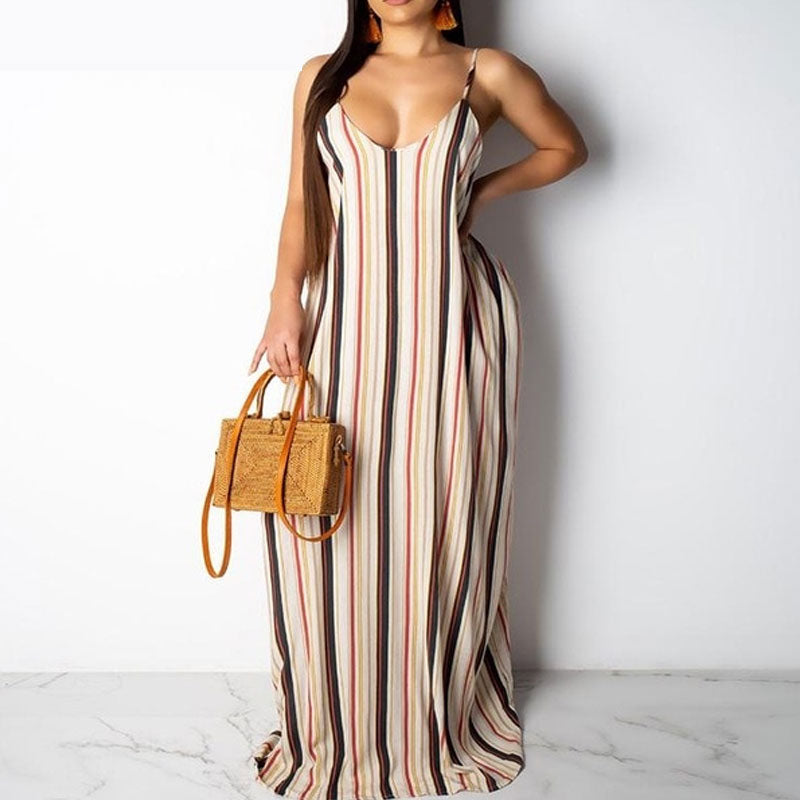 Robe longue et douce, robe d'été tie-dye, imprimé bohème, robe de plage, robe d'été en tricot, robe longue