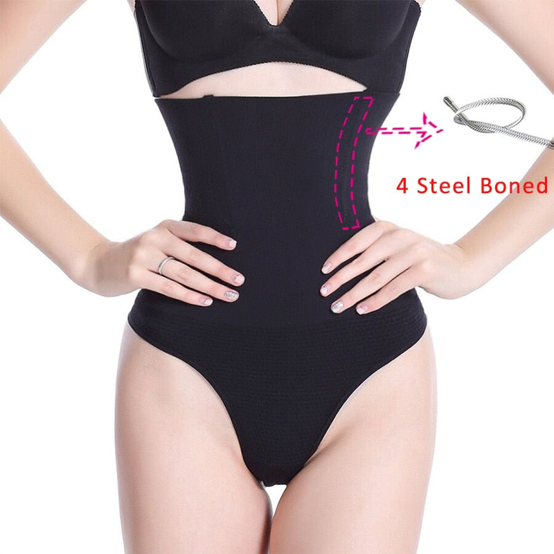 Culotte gainante taille haute pour femme, sous-vêtement amincissant, sans coutures, gaine amincissante, lingerie