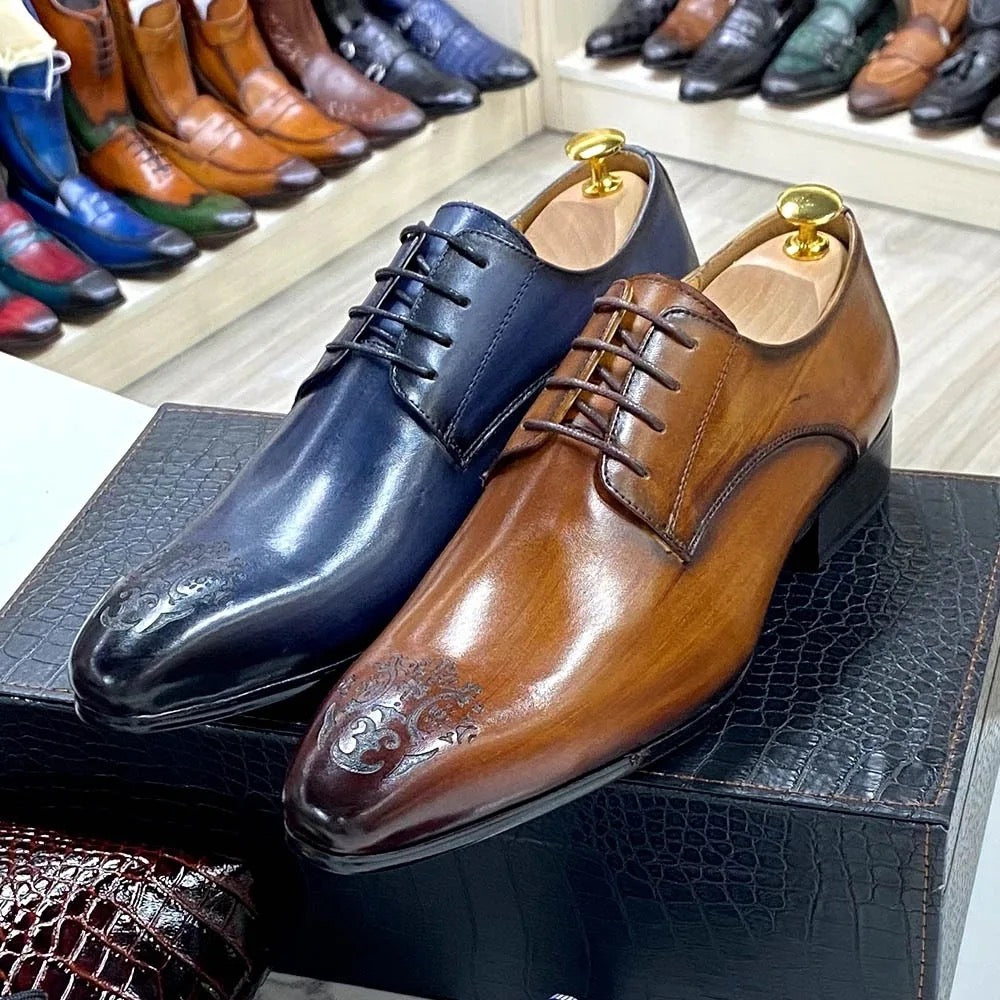 Chaussures de haute qualité véritable cuir